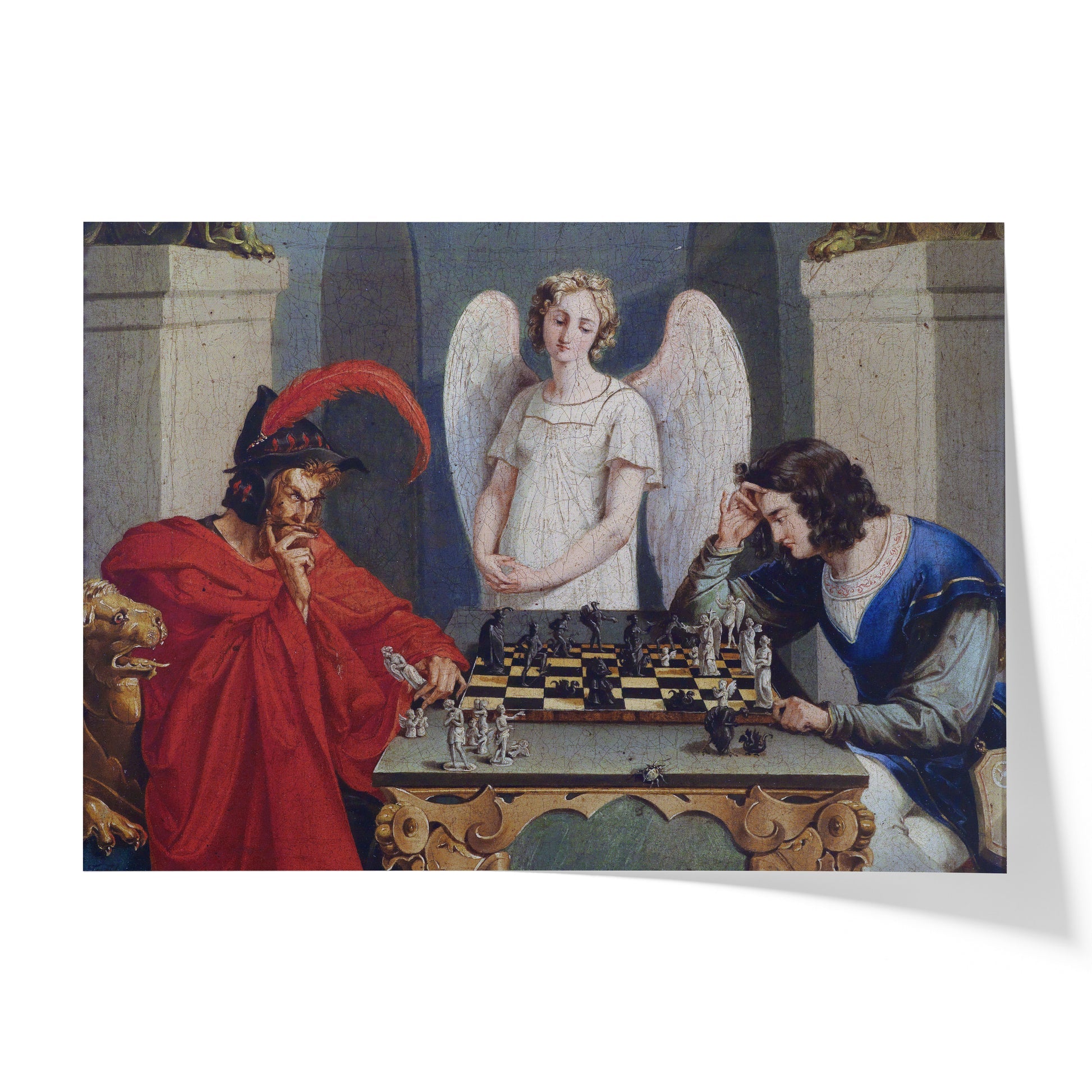 Le Mat du Diable | Friedrich August Moritz Retzsch, 1831