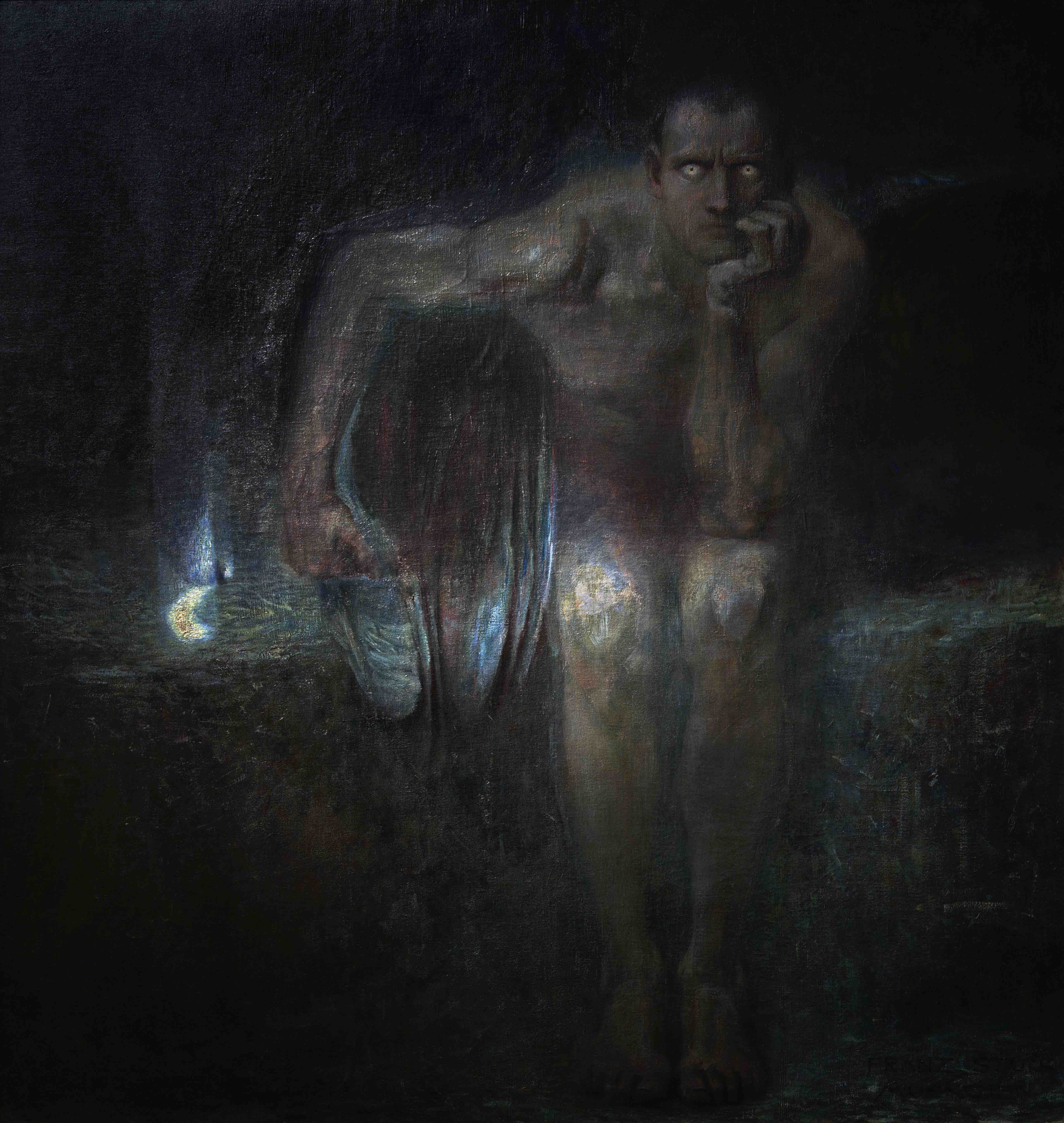Lucifer | Franz von Stuck, 1890